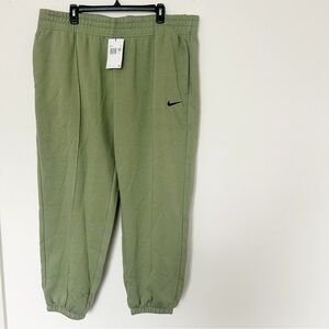 Nike Loose Fit Mid Rise Olive Jogger Sweatpants Size 2X NEW